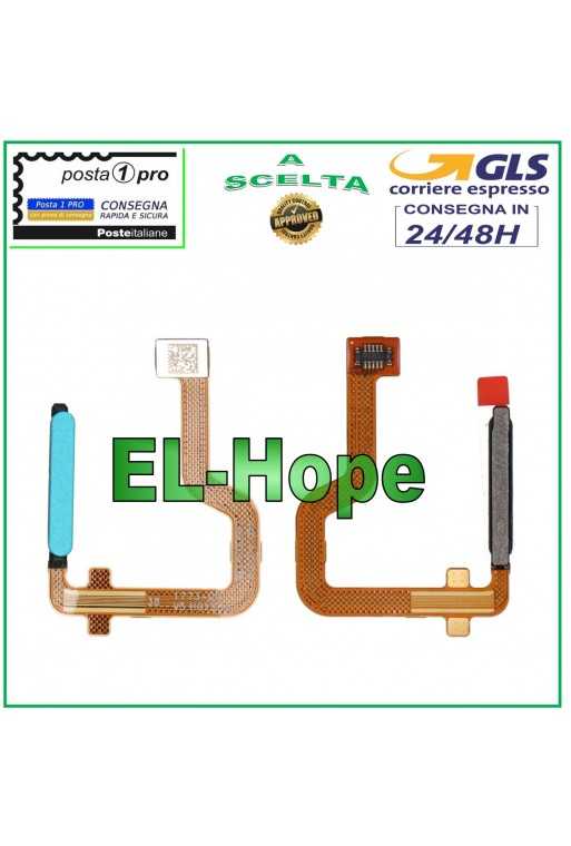 FLAT FLEX TASTO IMPRONTA FINGERPRINT MOTOROLA MOTO G22 XT2231 XT-2231 VERDE