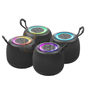 MINI CASSA SPEAKER PORTATILE WIRELESS BLUETOOTH BT5.3 CON LUCE COLORATA YX014 USAMS