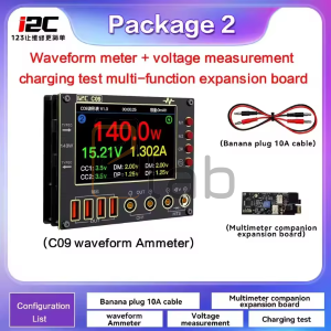MULTIMETRO DIGITALE MISURATORE CORRENTE/TENSIONE I2C C09