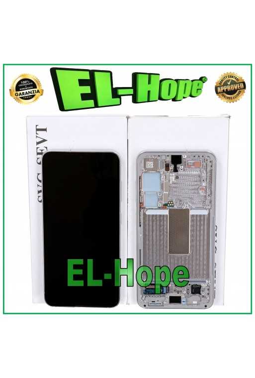 DISPLAY TOUCH ORIGINALE SERVICE SAMSUNG S23 SM-S911 LIME LIGHT GREEN GH82-30480F