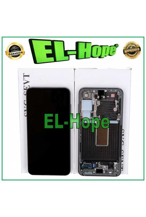 DISPLAY TOUCH LCD ORIGINALE SERVICE SAMSUNG S23 5G SM-S911 GREEN GH82-30480C