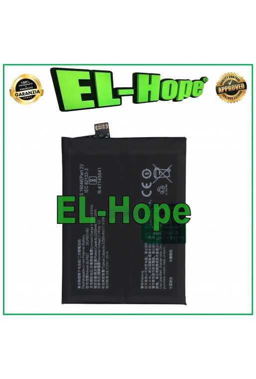 BATTERIA BLP827 PER ONEPLUS 9 PRO LE2120 LE2121 LE2125 4500 mAh PARI ORIGINALE