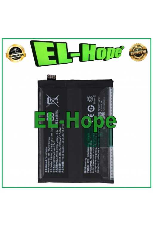 BATTERIA BLP825 PER OPPO RENO 6 PRO 5G CPH2247 CPH2249 PARI ORIGINALE