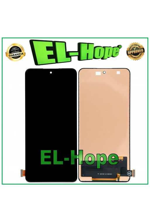 DISPLAY LCD TFT TOUCH SCREEN PER XIAOMI REDMI NOTE 11E PRO 2201116SC VETRO NERO