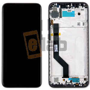 DISPLAY - LCD XIAOMI REDMI NOTE 7 / NOTE 7 PRO NERO CON FRAME M1901F7G - M1901F7H