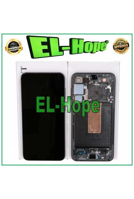 DISPLAY TOUCH ORIGINALE SERVICE SAMSUNG S23 PLUS SM-S916 VERDE GREEN GH82-30476C