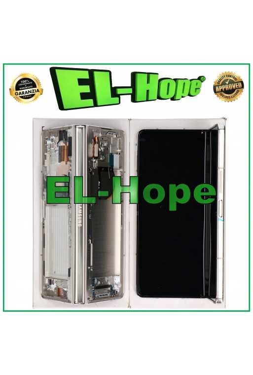 DISPLAY LCD ORIGINALE SAMSUNG Z FOLD 5 5G 2023 SM-F946 TOUCH CREAM GH82-31842B
