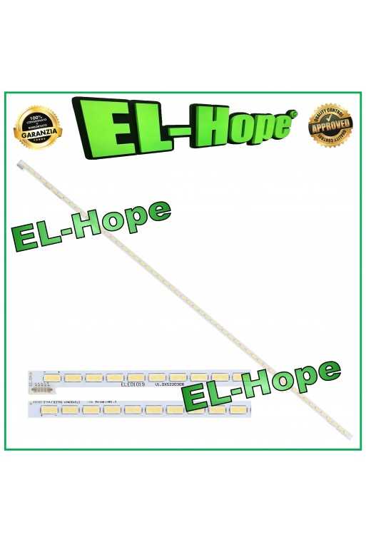 BARRA 56 LED PER TV 40&amp;quot; PHILIPS ELED1019 STS400A64_56LED_REV.2 6V L493mm