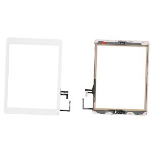 TOUCH SCREEN PER IPAD AIR 1a BIANCO (Real Copper) CON TASTO HOME