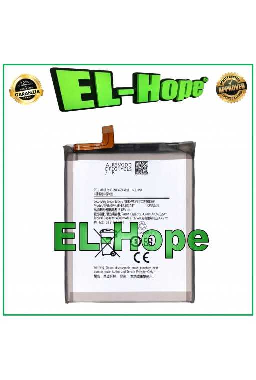BATTERIA EB-BA907ABY PER SAMSUNG GALAXY S10 LITE SM-G770 4500mAh PARI ORIGINALE