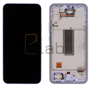 DISPLAY LCD SAMSUNG SERVICE PACK A34 5G LIGHT VIOLET CON FRAME - SM-A346B
