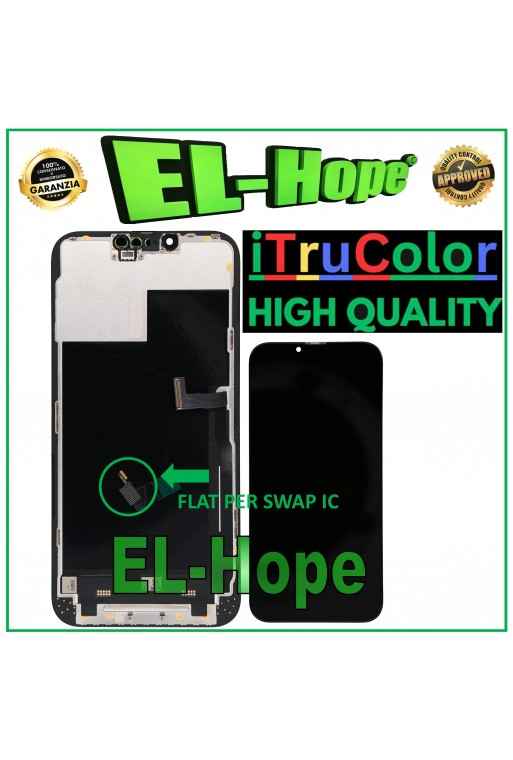 DISPLAY LCD iTruColor INCELL PER APPLE IPHONE 13 PRO MAX TOUCH VETRO SCHERMO