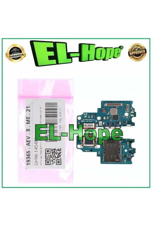 CONNETTORE DI CARICA ORIGINALE SAMSUNG S21 FE 5G SM-G990E MICROFONO LETTORE SIM