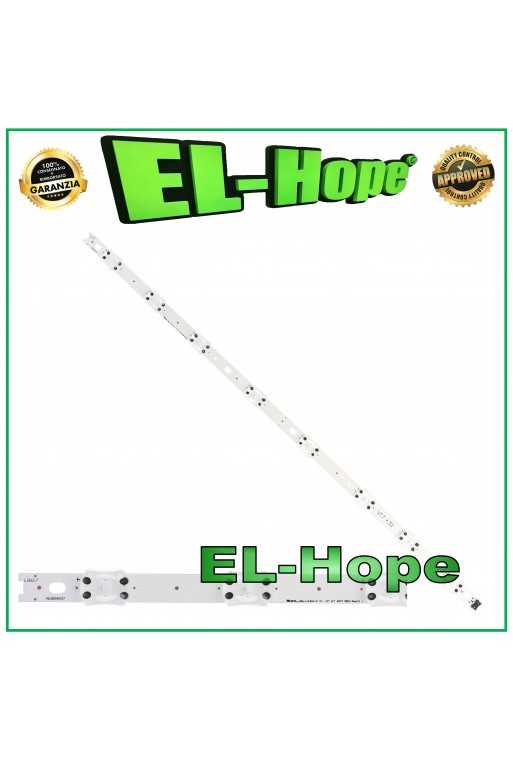 BARRA STRIP 8 LED PER TV 32&amp;quot; LG LB617 V17-ART3-2855 REV0.3 6916L-2855A 32LJ510U