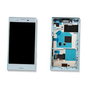 DISPLAY LCD PER SONY F5321 XPERIA X COMPACT AZZURRO CON FRAME 1304-1872