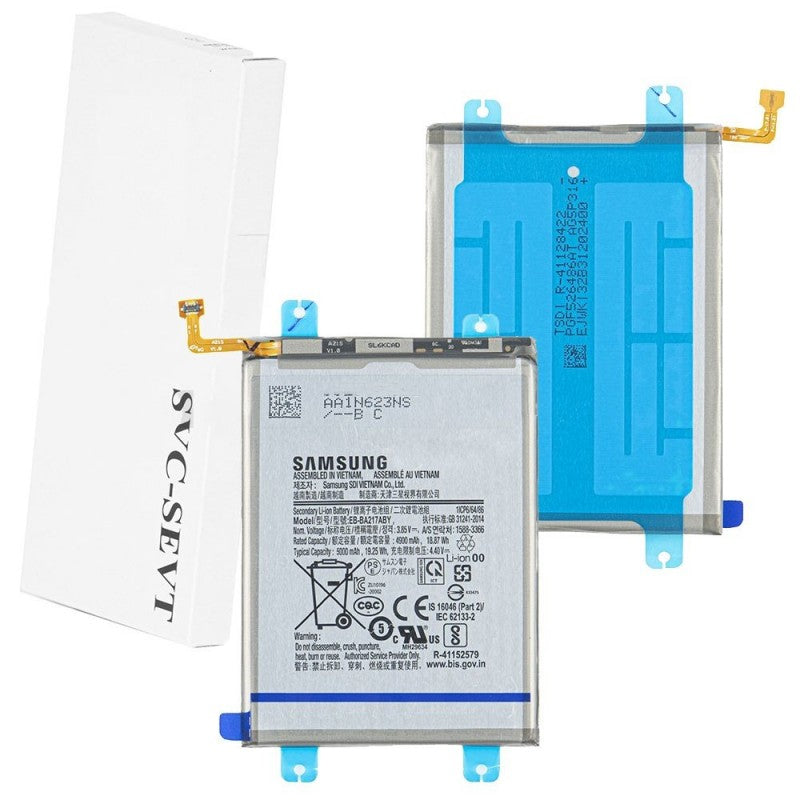 Samsung Service Pack Batteria EB-BA217ABY Originale A12 A125F A127F A02 A022 A04S A047 A13 A135 A137 A21S A217 M12 M127