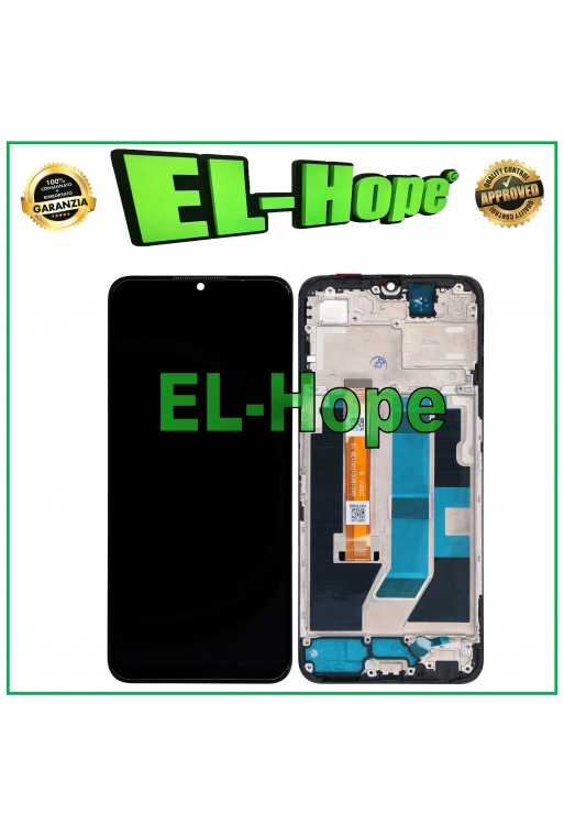 DISPLAY LCD + FRAME PER OPPO A58 5G PHJ110 TOUCH SCREEN VETRO MONITOR NERO