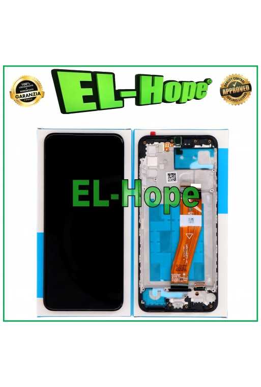 DISPLAY TOUCH + FRAME PARI ORIGINALE SERVICE PACK SAMSUNG GALAXY A03S SM-A037G
