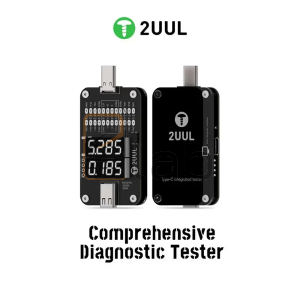 TESTER - RILEVATORE DI CORRENTE E TENSIONE DIGITALE MULTIFUNZIONE TYPE-C PW32 2UUL