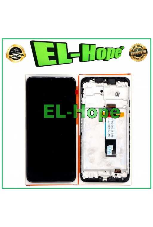DISPLAY LCD FRAME PARI ORIGINALE SERVICE XIAOMI REDMI 9T M2010J19SY TOUCH SCREEN