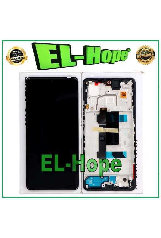 DISPLAY TOUCH LCD FRAME ORIGINALE 100% SERVICE XIAOMI REDMI NOTE 12 PRO 5G 2023