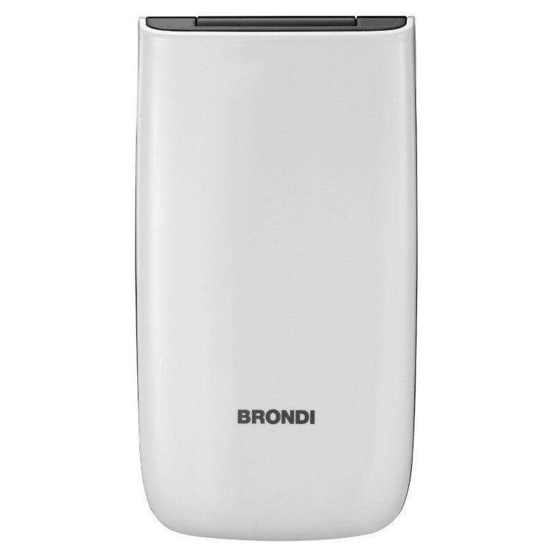Brondi MAGNUM 4 Cellulare GSM QUADRI band Maxi Display Dual Sim Fotocamera | Bianco