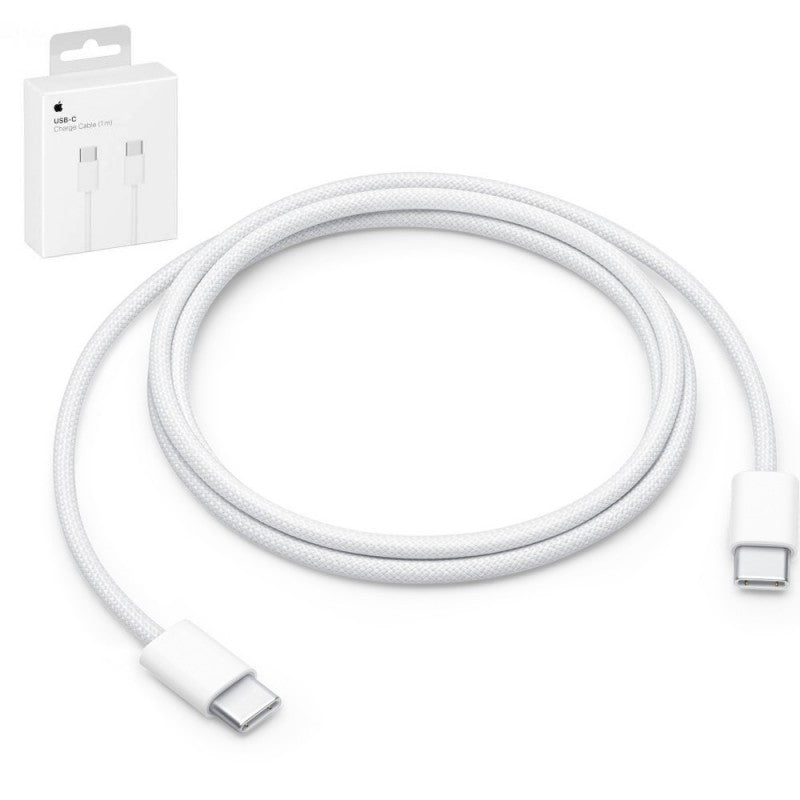 Apple Cavo USB-C a USB-C 60W Per Linea iPhone 15 16 17 MQKJ3ZM/A | in Tessuto Intrecciato 1mt Blister