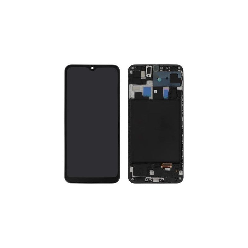 Display LCD OLED (FULL SIZE) + Frame Per Samsung Galaxy A20 SM-A205