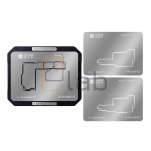 BASETTA CON STENCIL PER REBALLING SCHEDA MADRE IPHONE SERIE 17 YCS