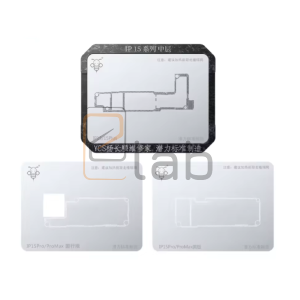 BASETTA CON STENCIL PER REBALLING SCHEDA MADRE IPHONE SERIE 15 YCS