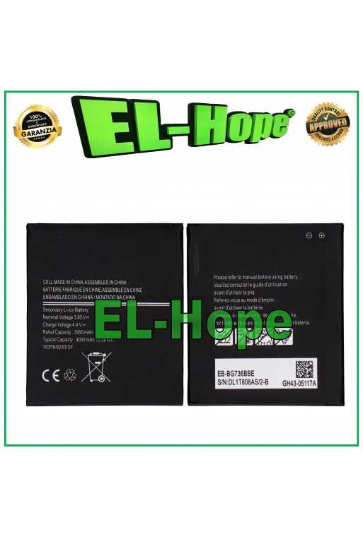 BATTERIA EB-BG736BBE PER SAMSUNG GALAXY XCOVER 6 PRO SM-G736B PARI ORIGINALE