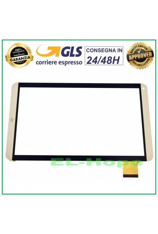 TOUCH SCREEN VETRO MEDIACOM SMARTPAD I2 10 M-SP10I2A ORIGINALE GOLD ORO