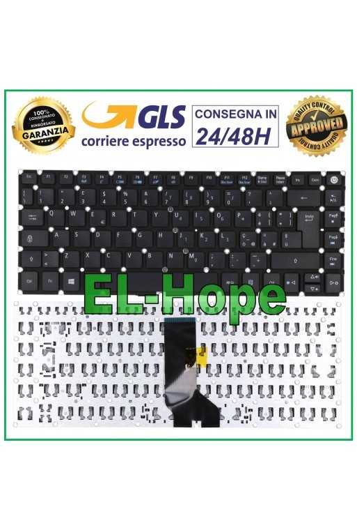 TASTIERA ITALIANA PER NOTEBOOK ACER E5-473 422 422G K4000 474 475 491 NERA