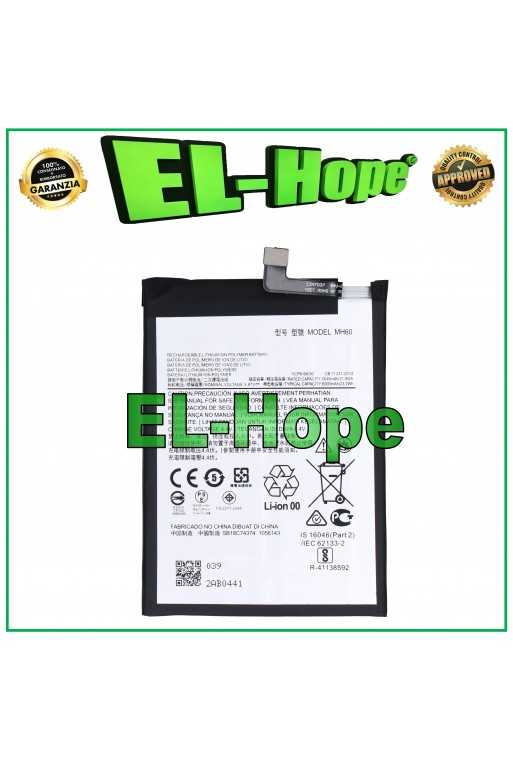 BATTERIA MH60 PER MOTOROLA MOTO G10 POWER XT2127 6000mAh QUALITA&amp;