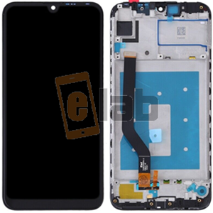 DISPLAY - LCD HUAWEI Y7 2019 / Y7 PRO 2019 NERO CON FRAME DUB-LX1 DUB-LX2 DUB-L22