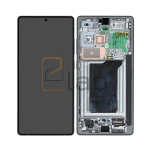 DISPLAY LCD SAMSUNG SERVICE PACK S25 ULTRA CON FRAME BLACK JET NERO S938B