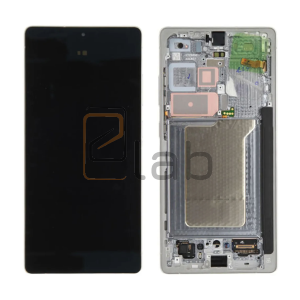 DISPLAY LCD SAMSUNG SERVICE PACK S25 ULTRA CON FRAME SILVER BLUE / WHITE S938B