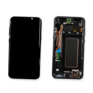 DISPLAY LCD PER SAMSUNG G955F S8 PLUS NERO CON FRAME GH97-20470A GH97-20564A - SERVICE PACK