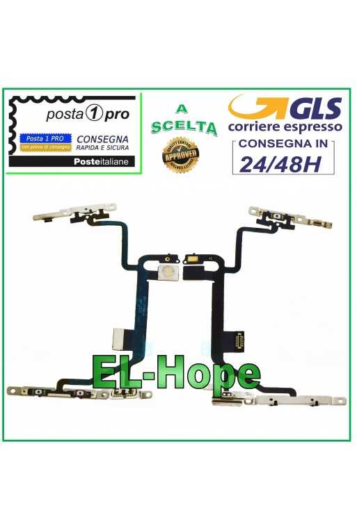 FLEX POWER TASTO ON OFF ACCENSIONE PER APPLE IPHONE 8 VOLUME FLASH MICROFONO