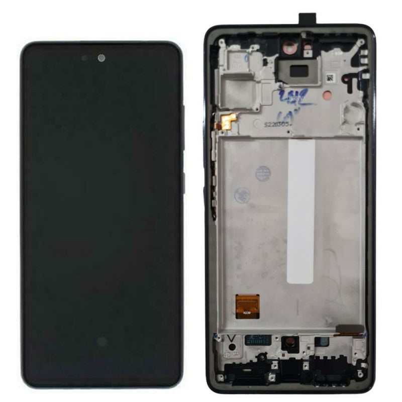 Display LCD OLED (FULL SIZE) + Frame Per Samsung Galaxy A536 A53 5G | Nero