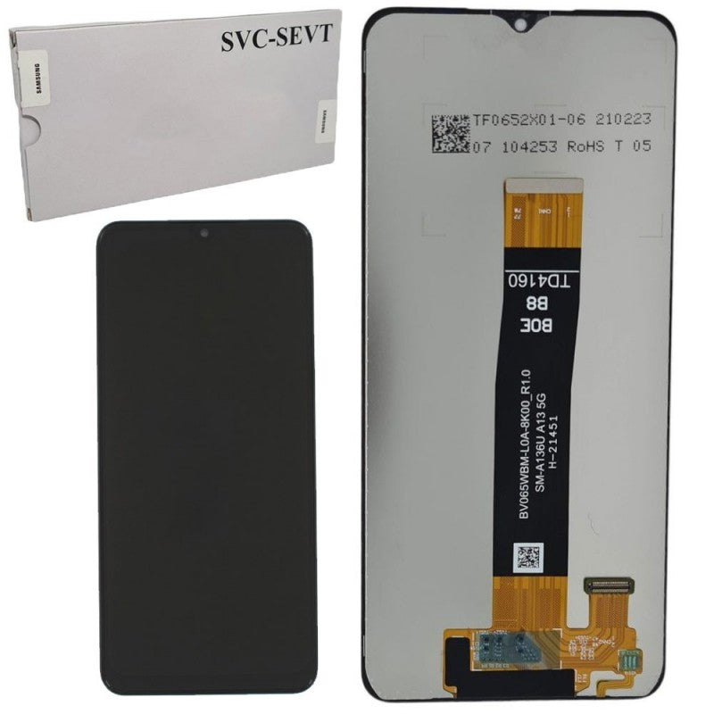 Samsung Display LCD IN SERVICE PACK NO FRAME Per Galaxy A136 A13 5G / A047 A04s 2022 | FLAT A136U BOE B8