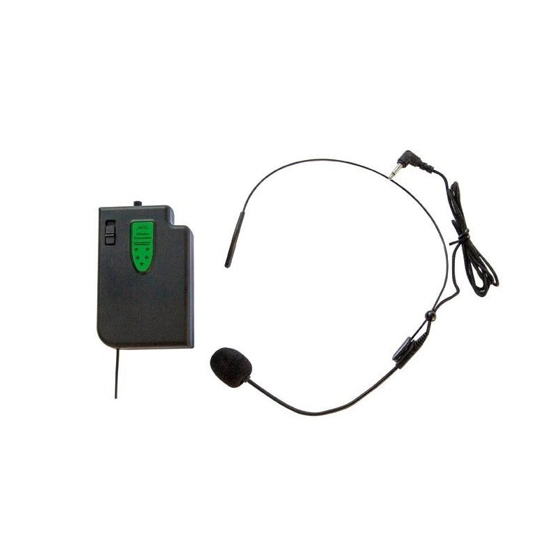 AUDIODESIGN PRO Microfono ad archetto e trasmettitore a Body Pack per diffusori Linea M2 W/L - 660 Mhz