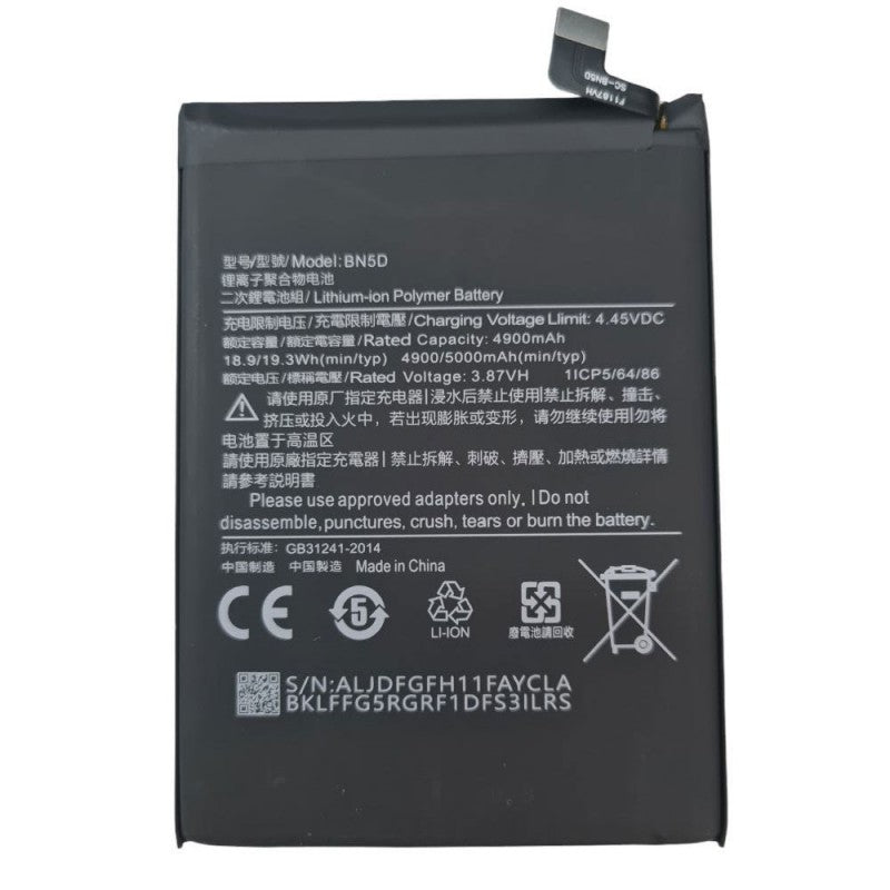 Batteria Compatibile BN5D Per Xiaomi Redmi Note 11 / 11S /12s / Poco m4 Pro | 4G