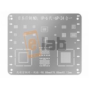 STENCIL PER REBALLING FULL IC IPHONE 6 - 6 PLUS WL
