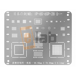 STENCIL PER REBALLING FULL IC IPHONE 6S - 6S PLUS WL