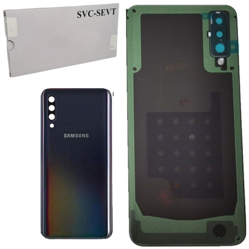 Samsung Back Cover Originale Service Pack per Galaxy A50 SM-A505 | Nero