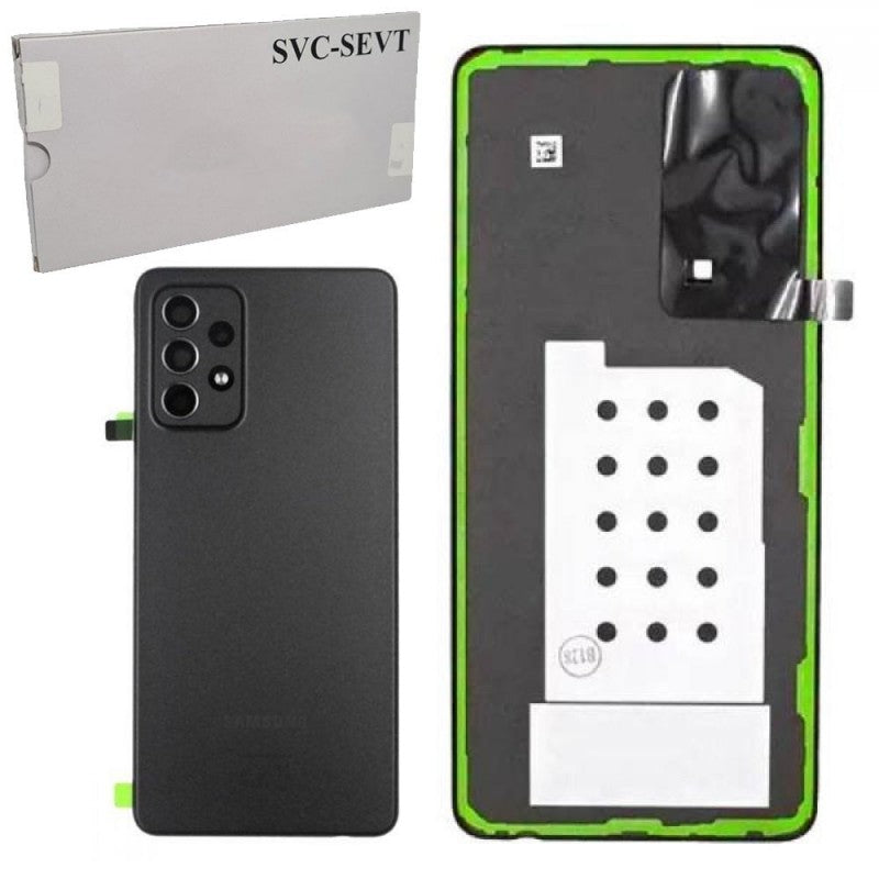 Samsung Back Cover Originale Service Pack Per Galaxy A52 A525 A526 / A52S A528 | AWESOME BLACK