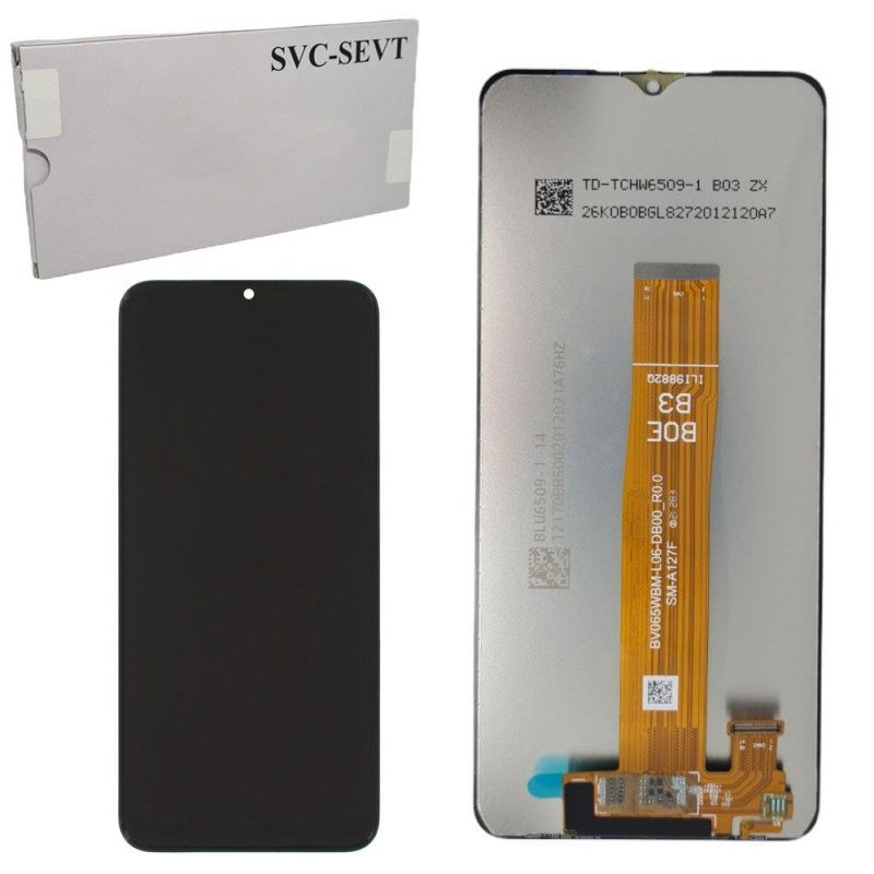 Samsung Display LCD IN SERVICE PACK NO FRAME Per Galaxy A12 2021 A127 | FLAT BOE B3 A127 / CDOT A127