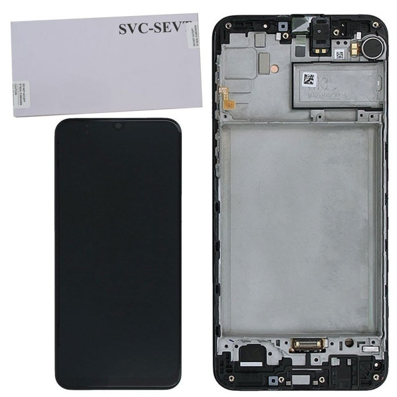 Samsung SERVICE PACK Display LCD ORIGINALE + Frame Per Galaxy M21 M215 / M30S M307