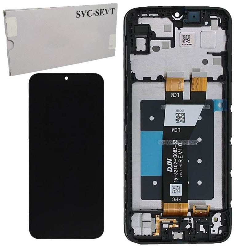 Samsung SERVICE PACK Display LCD ORIGINALE + Frame Per Galaxy A14 5G A146P A146U | PER EU FLAT DJN LCM